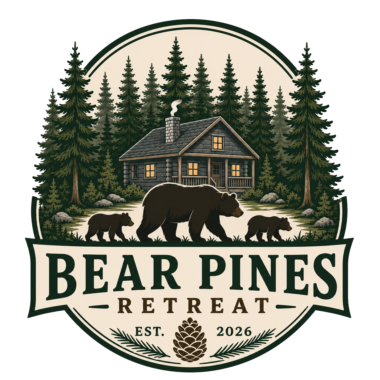 Bear Pines Retreat logo